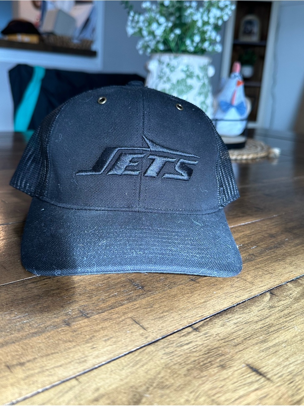 Carhartt Black Jets Embroidered Trucker Hat